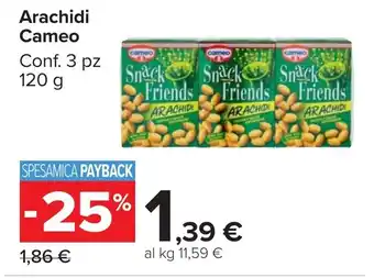 Carrefour Market Arachidi Cameo offerta