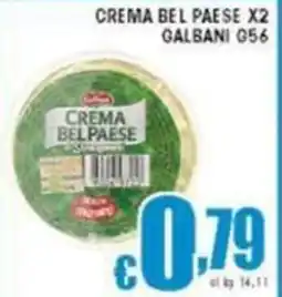 Sacoph Crema bel paese x2 GALBANI offerta
