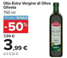 Carrefour Market Olio Extra Vergine di Oliva Oliveta offerta