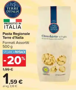 Carrefour Market Pasta Regionale Terre d'Italia offerta