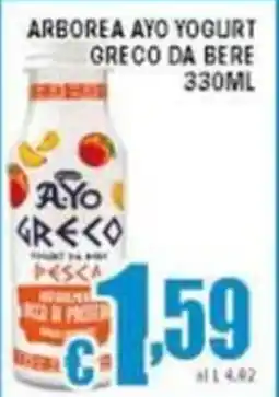 Sacoph Arborea ayo yogurt greco da bere offerta