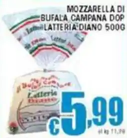Sacoph Mozzarella di bufala campana dop latteria diano offerta