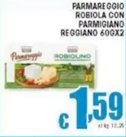 Sacoph Parmareggio robiola con parmigiano reggiano offerta