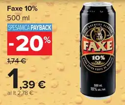 Carrefour Market Faxe 10% offerta