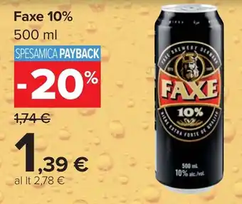 Carrefour Market Faxe 10% offerta