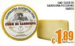 Sacoph Cao cuor di sardegna pecorino sardo offerta