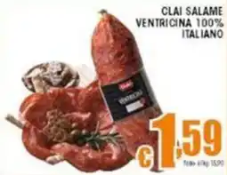 Sacoph Clai salame ventricina 100% italiano offerta