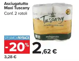 Carrefour Market Asciugatutto Maxi Tuscany offerta