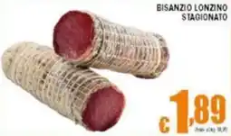 Sacoph Bisanzio lonzino stagionato offerta