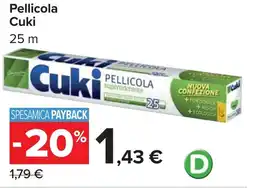 Carrefour Market Pellicola Cuki offerta