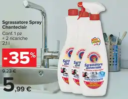 Carrefour Market Sgrassatore Spray Chanteclair offerta