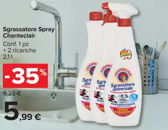 Carrefour Market Sgrassatore Spray Chanteclair offerta