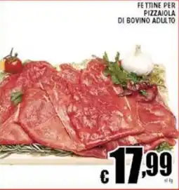 Sacoph Fettine per pizzaiola di bovino adulto offerta