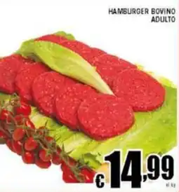 Sacoph Hamburger bovino adulto offerta