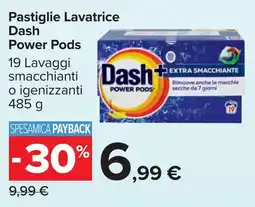 Carrefour Market Pastiglie Lavatrice Dash Power Pods offerta