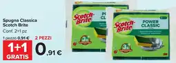Carrefour Market Spugna Classica Scotch Brite offerta