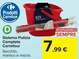 Carrefour Market Sistema Pulizia Completo Carrefour offerta