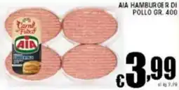 Sacoph Aia hamburger di pollo offerta