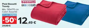 Carrefour Market Plaid Bassetti Trendy offerta