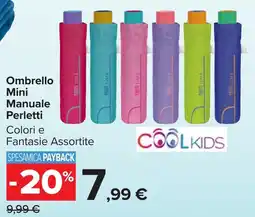 Carrefour Market Ombrello Mini Manuale Perletti offerta