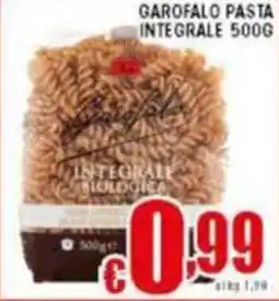 Sacoph Garofalo pasta integrale offerta