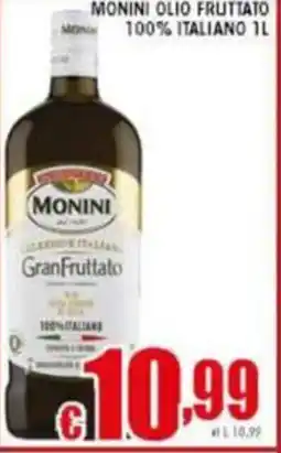 Sacoph Monini olio fruttato 100% italiano offerta