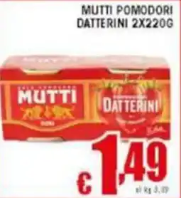 Sacoph Mutti pomodori datterini offerta