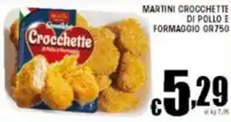 Sacoph Martini crocchette di pollo e formaggio offerta