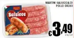 Sacoph Martini salsiccia di pollo offerta