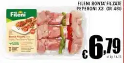 Sacoph Fileni bonta' fil zate peperoni X3 offerta