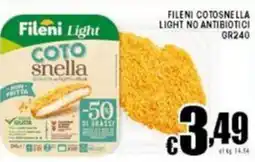 Sacoph Fileni cotosnella light no antibiotici offerta