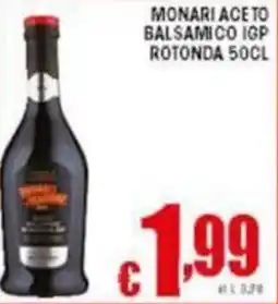 Sacoph Monari aceto balsamico igp rotonda offerta