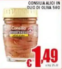 Sacoph Consilia alici in olio di oliva offerta