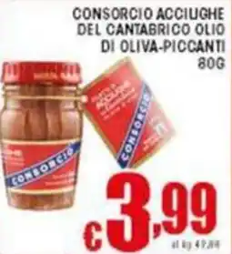 Sacoph Consorcio acciughe del cantabrico olio di oliva-piccanti offerta