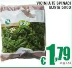 Sacoph Vicinia te spinaci busta offerta