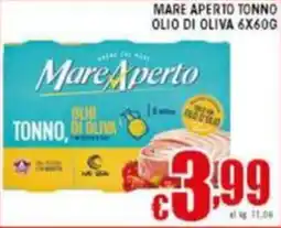 Sacoph Mare aperto tonno olio di oliva offerta