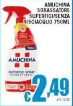Sacoph Amuchina sgrassatore superfici/senza risciacquo offerta