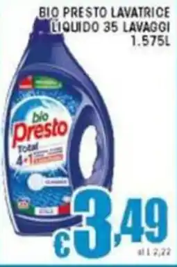Sacoph Bio presto lavatrice liquido 35 lavaggi offerta