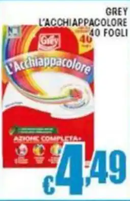 Sacoph Grey l'acchiappacolore 40 fogli offerta