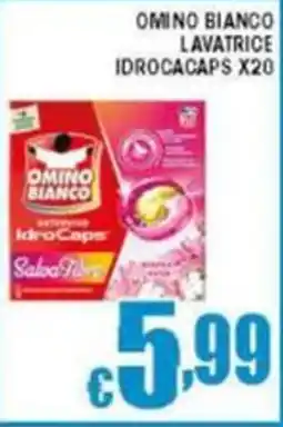 Sacoph Omino bianco lavatrice idrocacaps x20 offerta