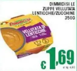 Sacoph Dimmidisi le zuppe vellutata lenticchie/zucchine offerta