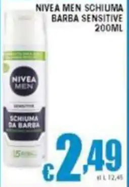 Sacoph Nivea men schiuma barba sensitive offerta