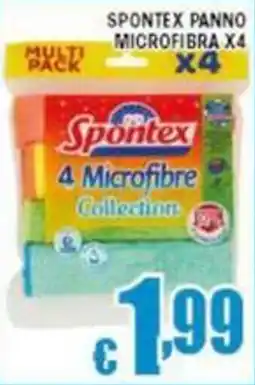 Sacoph Spontex panno microfibra x4 offerta