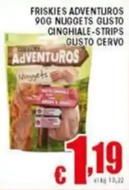 Sacoph Friskies adventuros nuggets gusto cinghiale-strips gusto cervo offerta