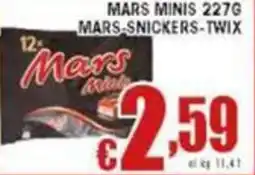 Sacoph Mars minis mars-snickers-twix offerta