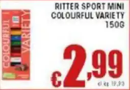 Sacoph Ritter sport mini colourful variety offerta