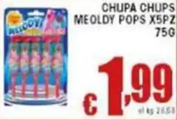 Sacoph Chupa chups meoldy pops x5pz offerta