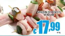 Sacoph Spiedini di pesce e verdure offerta