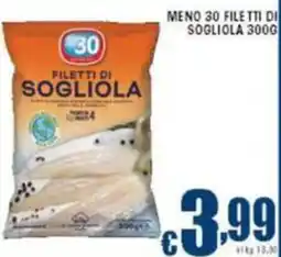 Sacoph Meno 30 filetti di sogliola offerta