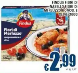 Sacoph Findus fiori di nasello fiori di merluzzo pomod. e olive offerta